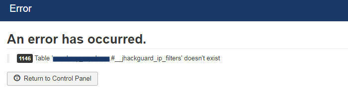 JHackguard Uninstall Error